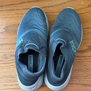 Hoka Men's Dark Gray Slip-On Athletic Shoes